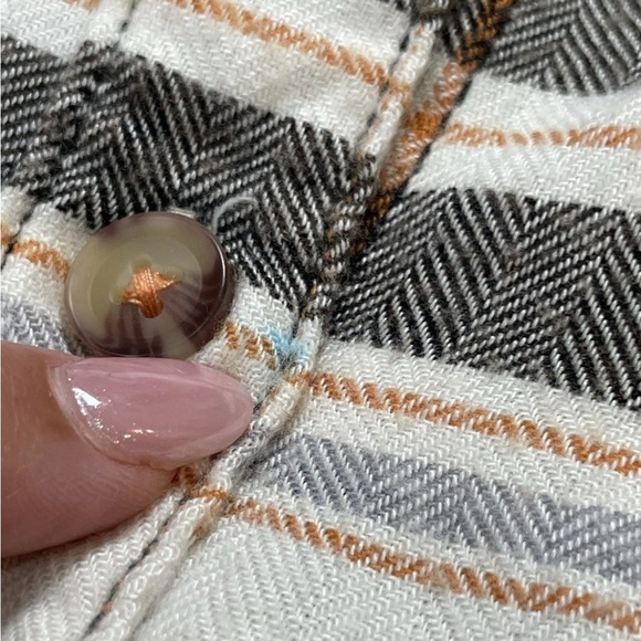 BDG Urban Outfitters Robbie Spliced Flannel Shirt Womens Small Plaid Oversized S - Picture 13 of 15